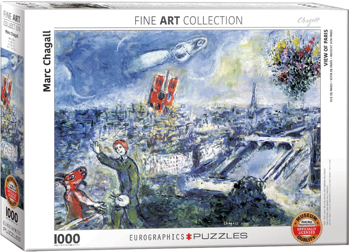 Puzzle Painted Paris, 1 000 pieces